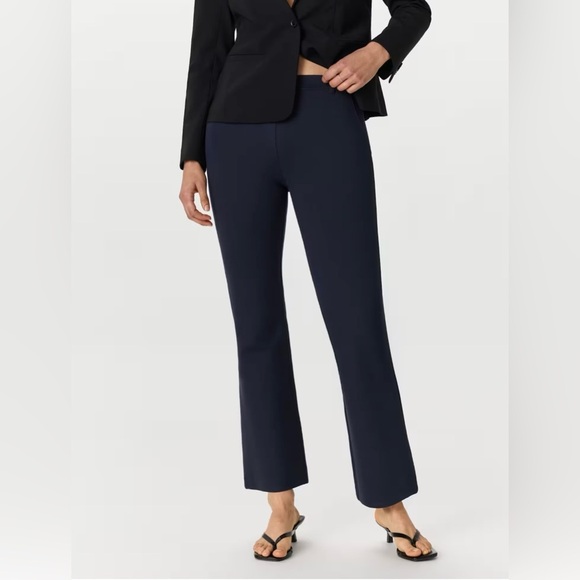 Quince Women’s Ultra-Stretch Ponte Bootcut Pants Navy - Picture 1 of 11